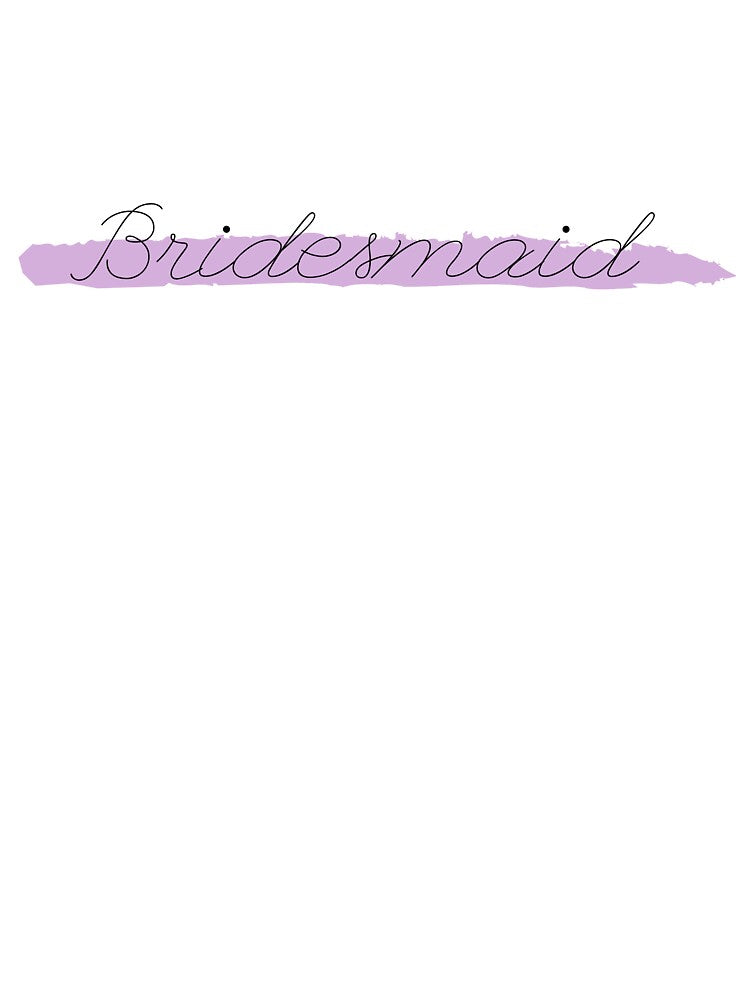 Light Purple/ Lilac Bridesmaid Design by Makattack99