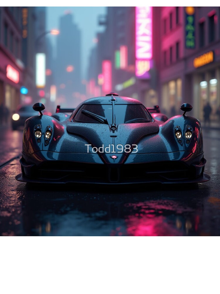 pagani parked in city by Legacydesignandcreations
