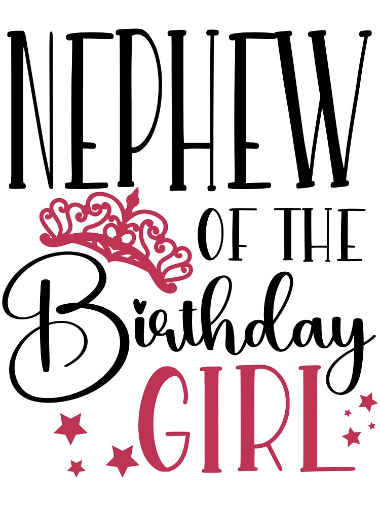 Family Matching Birthday Squad Nephew of the Birthday Girl Birthday Squad Party Favors by mysticblvd