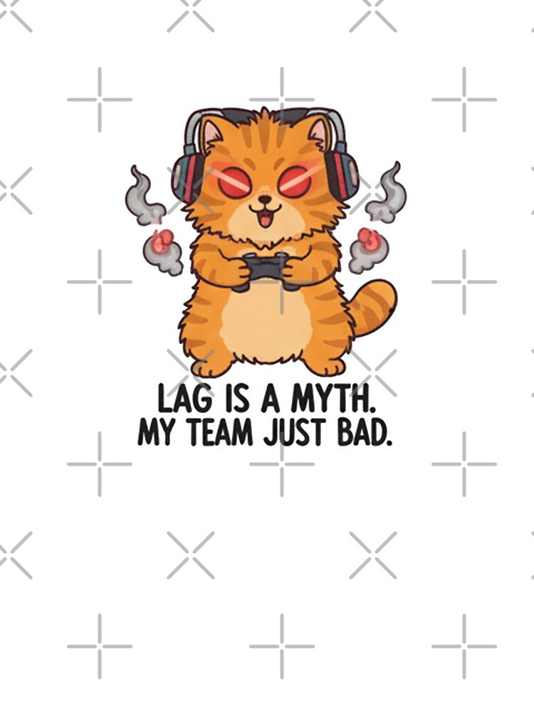 cute cat gamer by likekillersx