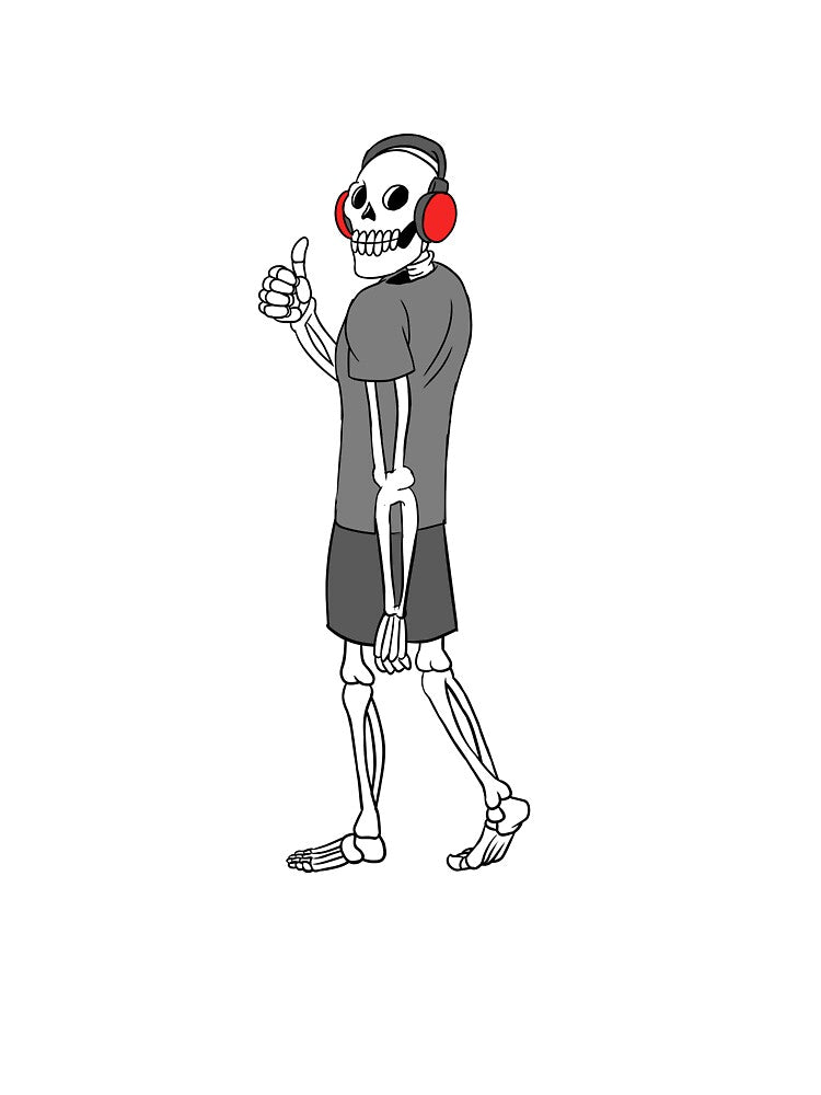 Halloween Gamer Skeleton by Quistlor