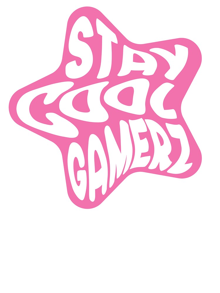 Stay Cool Gamerz Star Pink by FakeGamerGirls
