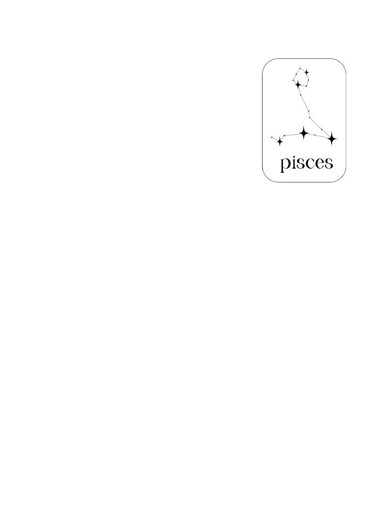pisces constellation by lucreziatrebbi