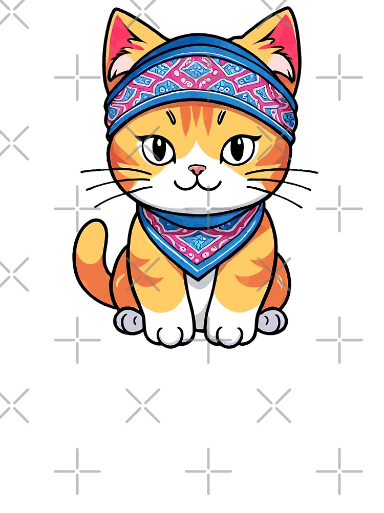 Cat with a Bandana by ARTSYILA