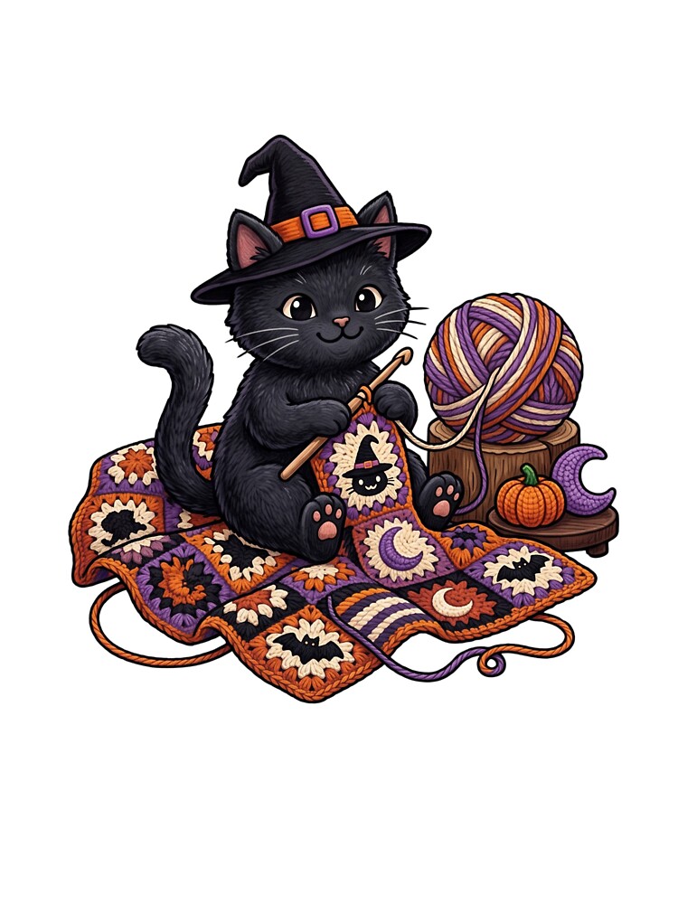 Cats Crochet funny quote for knitting, cat and crochet by world+167