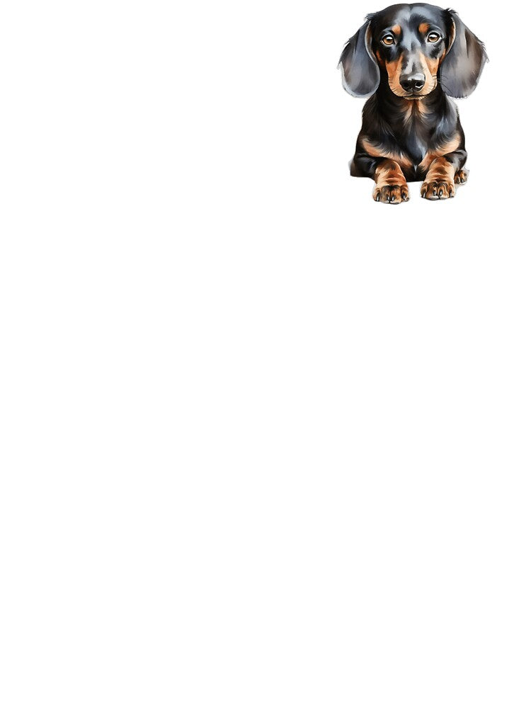 dachshund dog watercolor stickers sublimation by GizziArt
