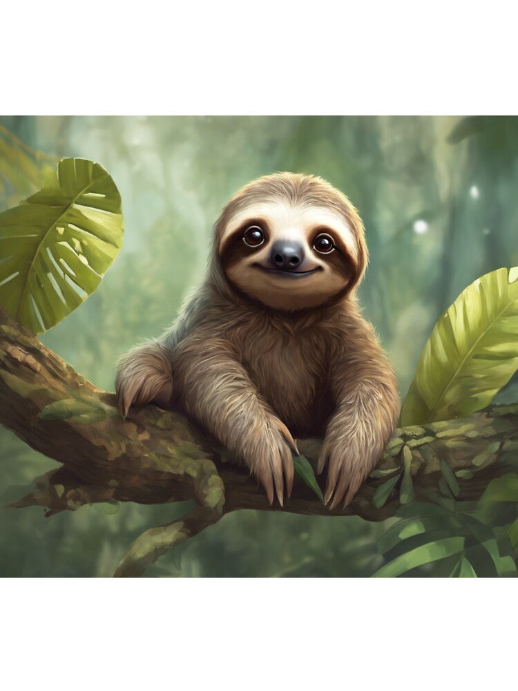 Cute Sloth Sublimation by mochicodesign