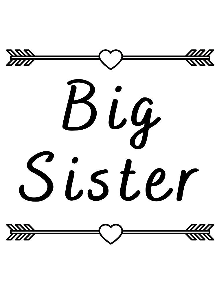 Big Sister, Big Sister Reveal, Big Sister Announcement, Baby Announcement by littlebluehouse