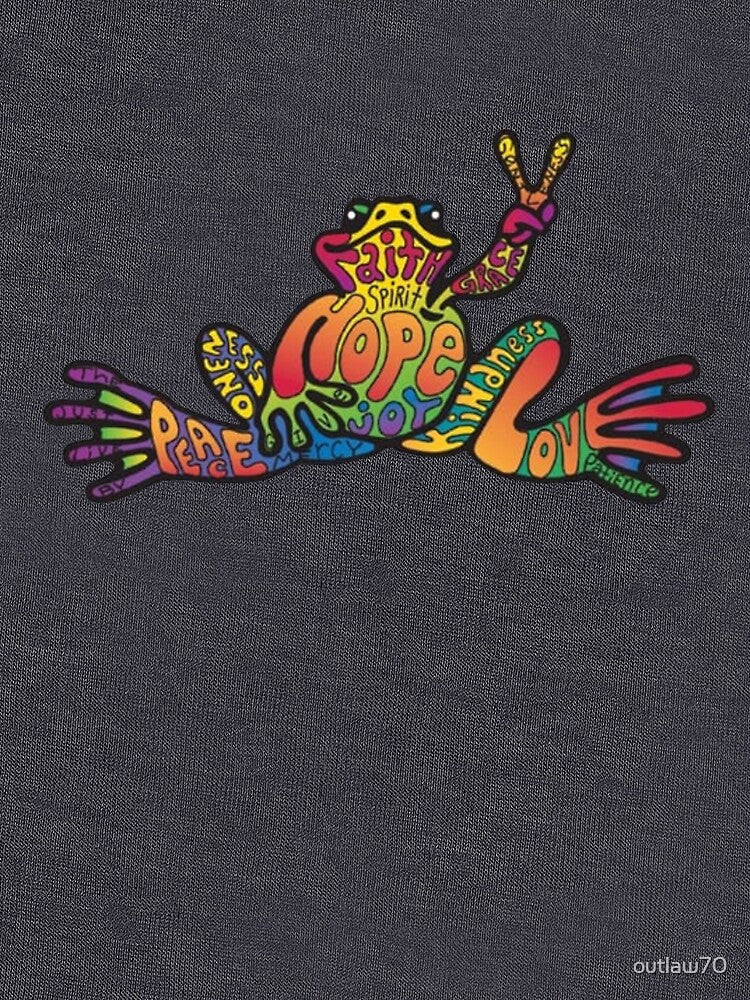 Peace hope faith frog by outlaw70 Unisex