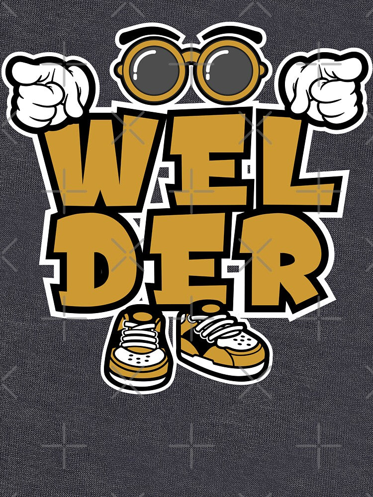 WELDER - PROFESSIONS typography Character Bold Funny by NFTWords