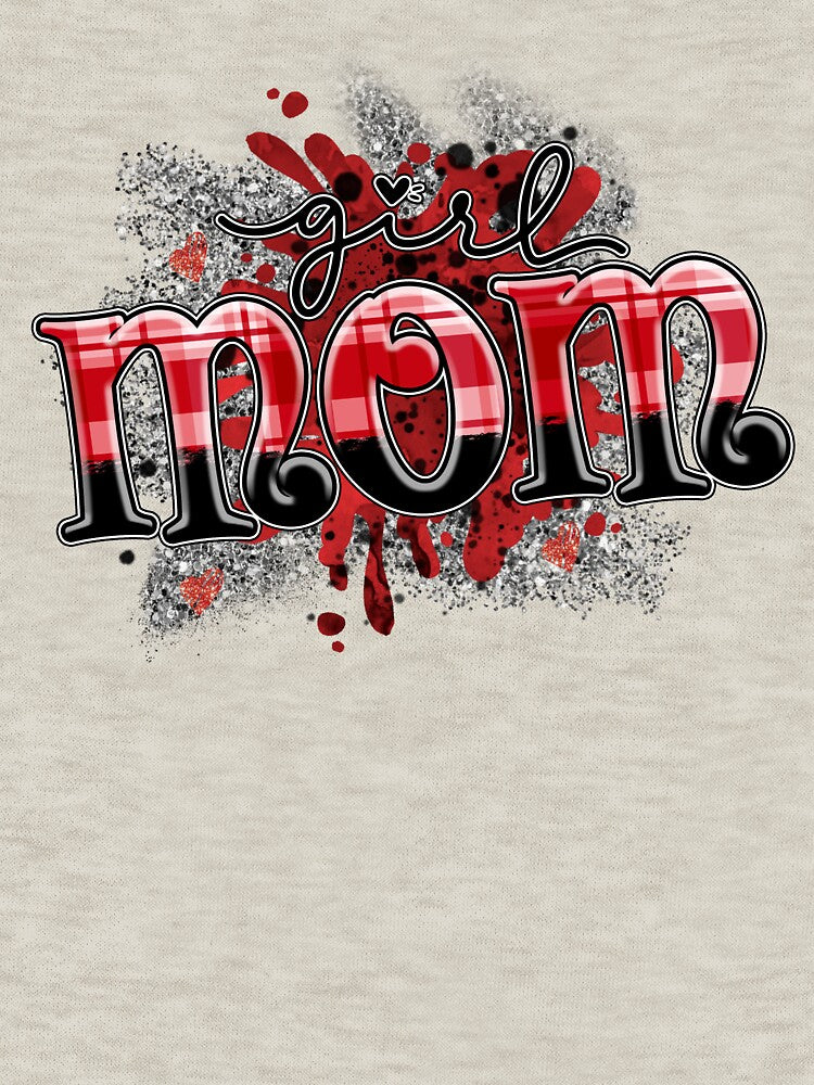 Girl Mom -sublimation valentine just a girl who loves her mother by Bela Ambrus