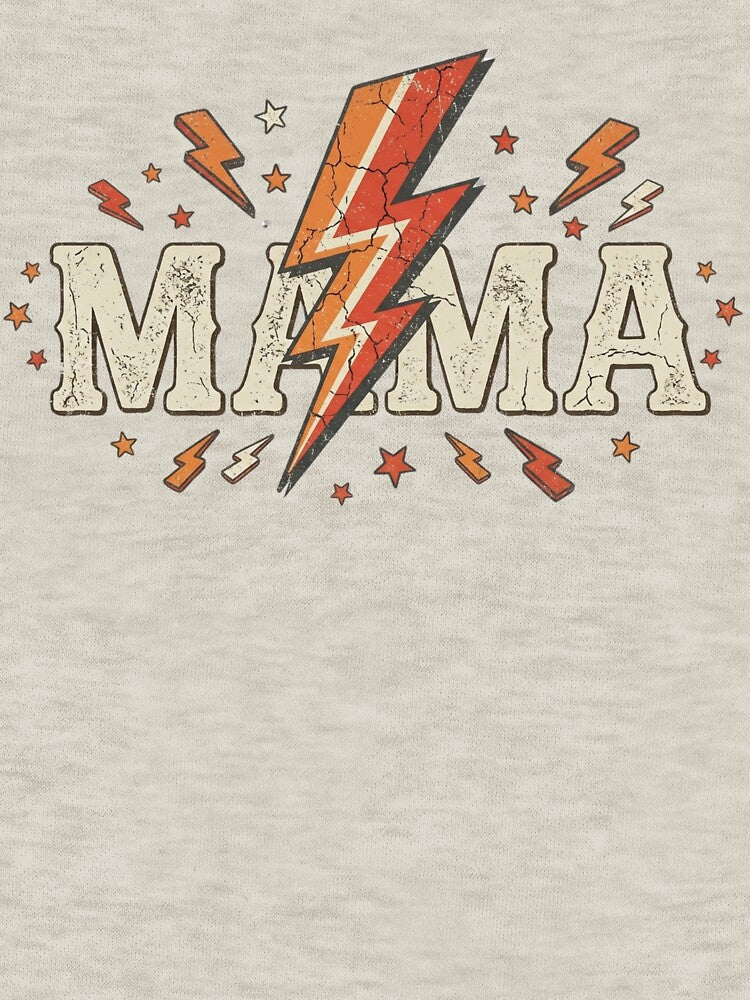 Retro Mama Lightning Bolt by ShopVelona