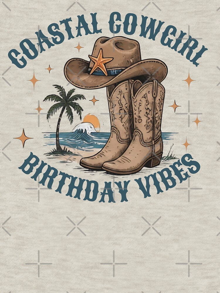 Coastal Cowgirl Western Beach Birthday Vibes by TheBeesForYou