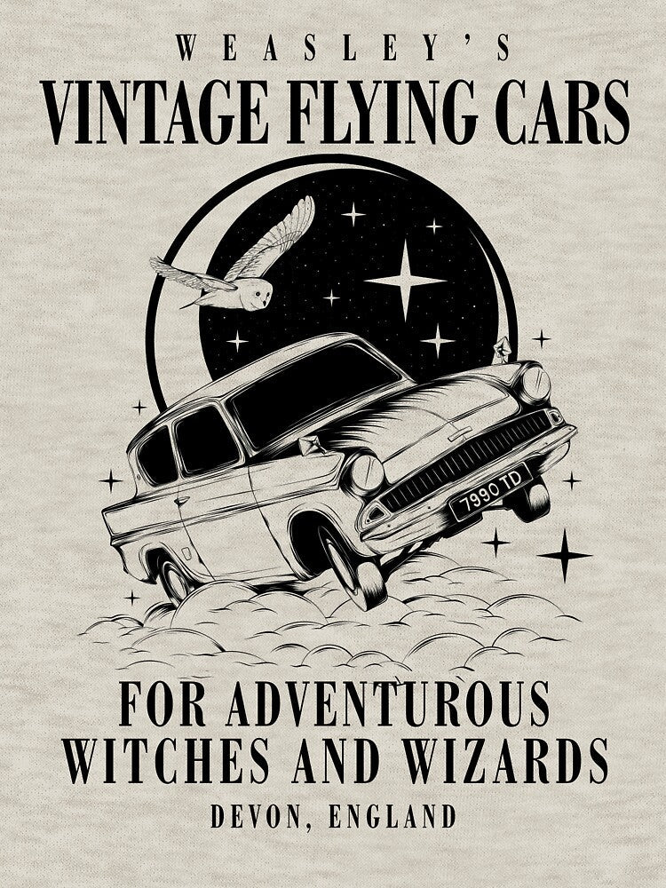 Vintage Flying Cars by Slythh Unisex