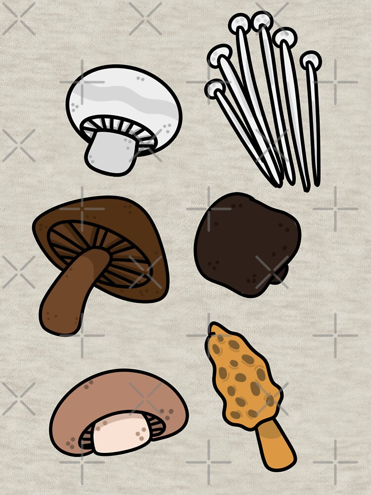 Mushrooms Pattern by CricketDoodles