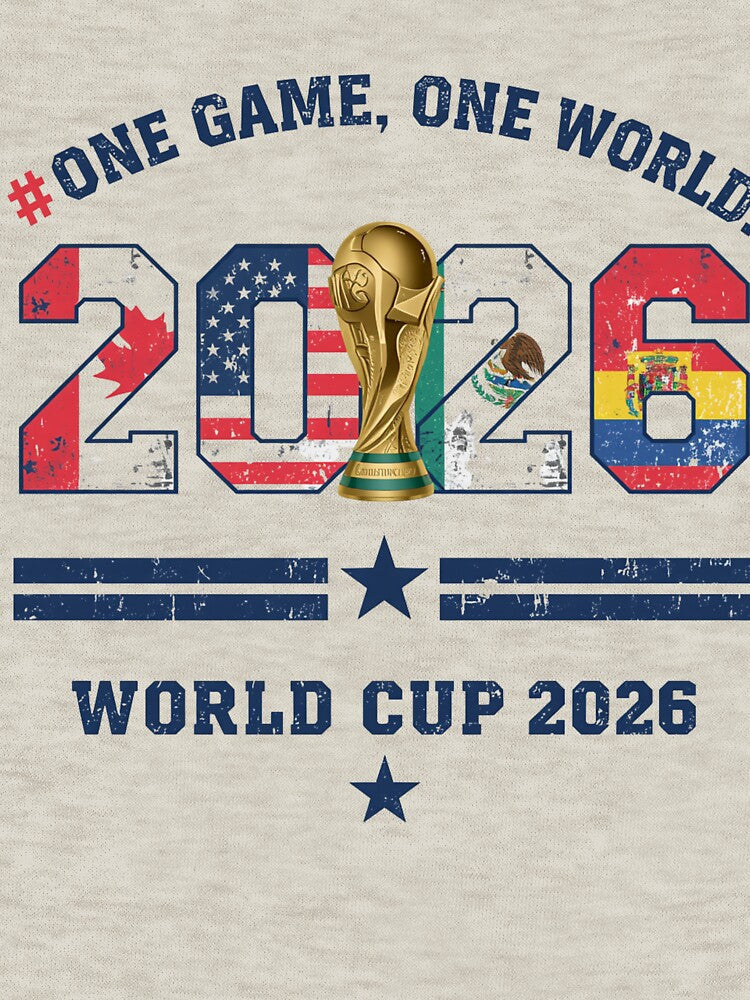 One Game One World 2026 Soccer Fan by aminomen Unisex