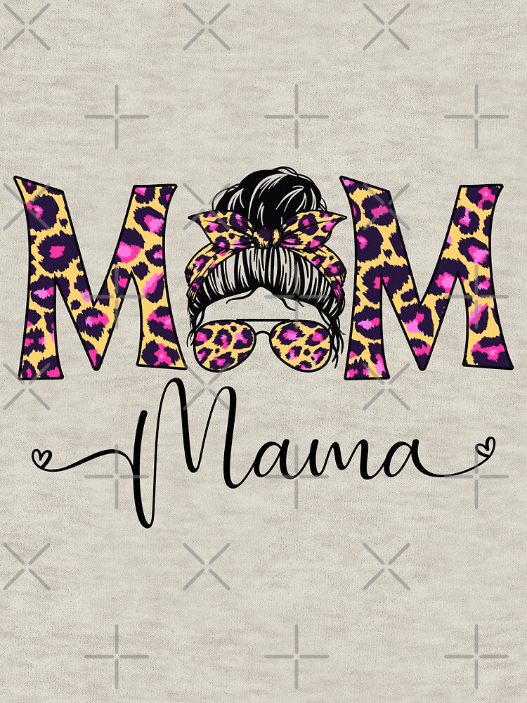 Retro Love Mom Tiger Pattern shirt,Retro Love Mom Tiger Pattern Stickers by Ball070925