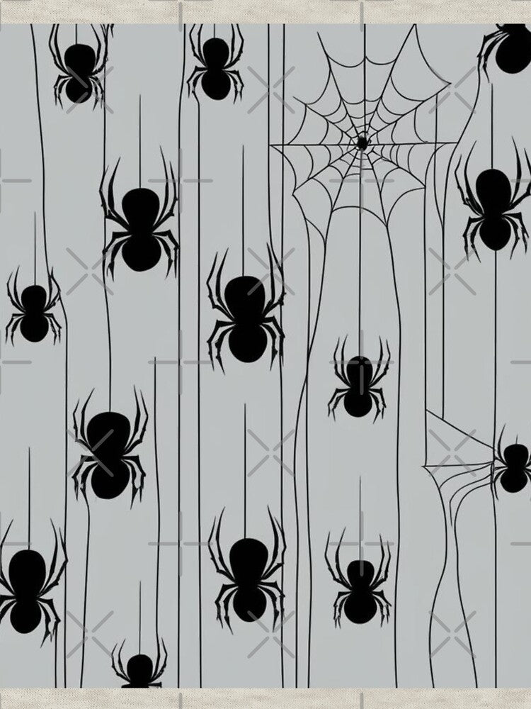 Descending Spiders | Minimalist Pattern | All-Over Print by All Creative Designer