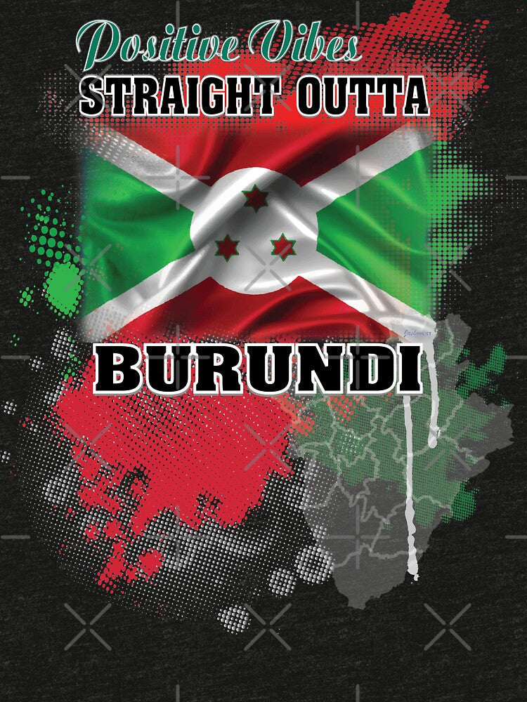 Burundi Flag by Jashowear Unisex