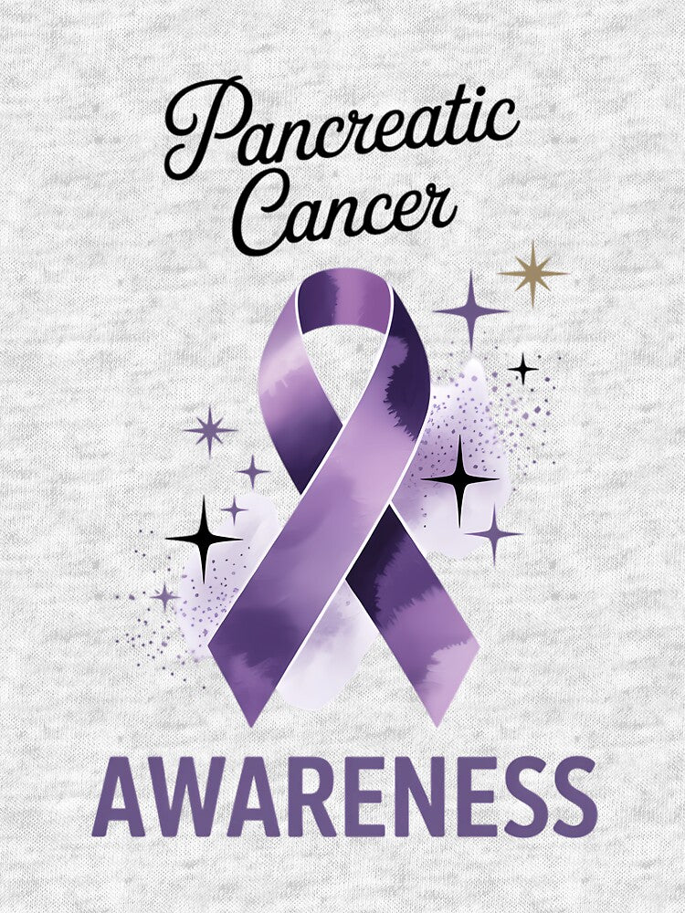 Pancreatic Cancer Awareness Purple Ribbon Sublimation by VENOM0RIOT