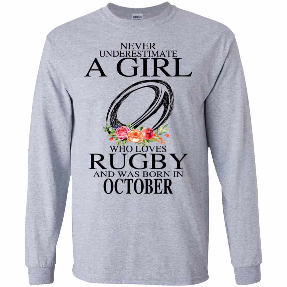 A Girl Who Loves Rugby And Was Born In October s, , Tank Unisex