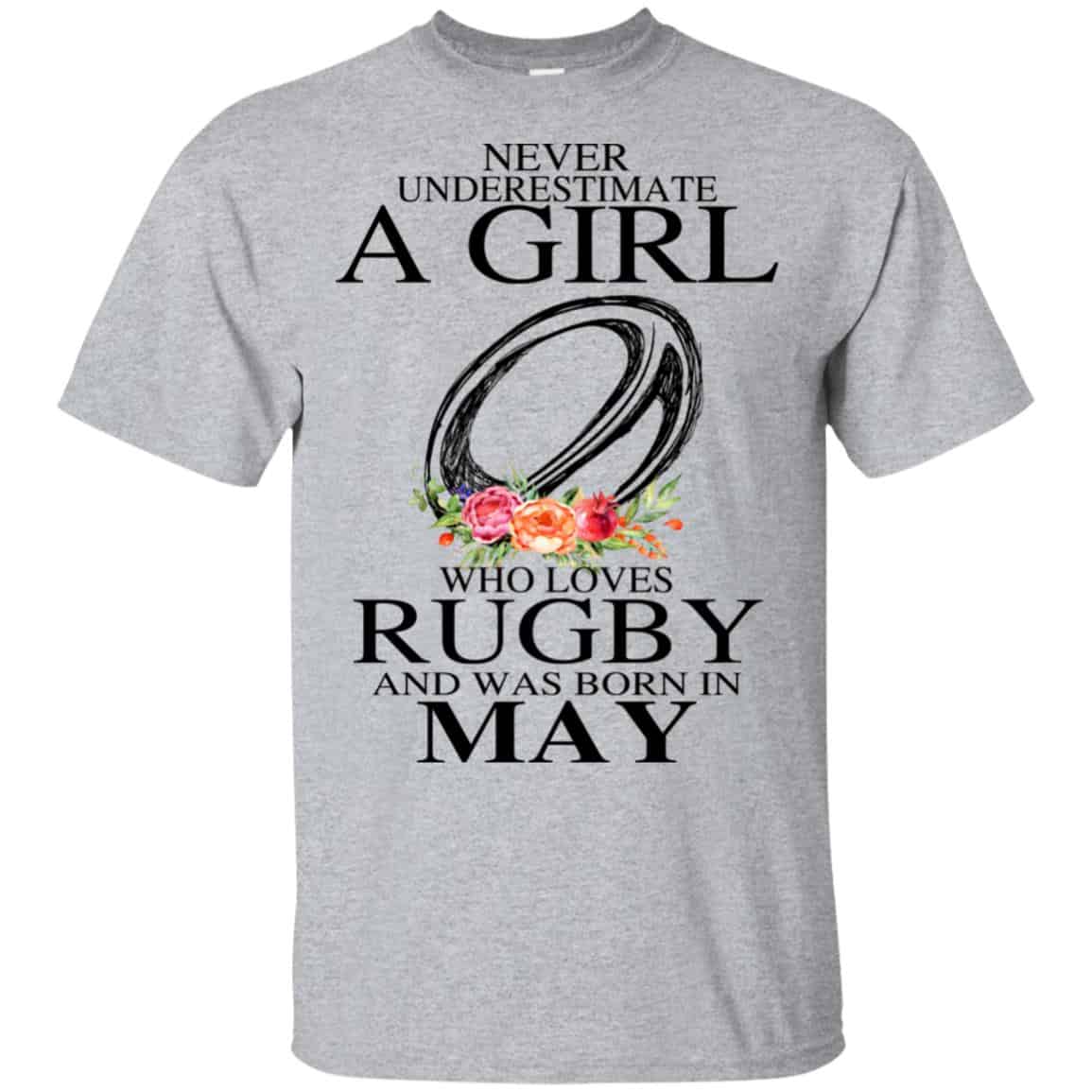 A Girl Who Loves Rugby And Was Born In May s, , Tank Unisex