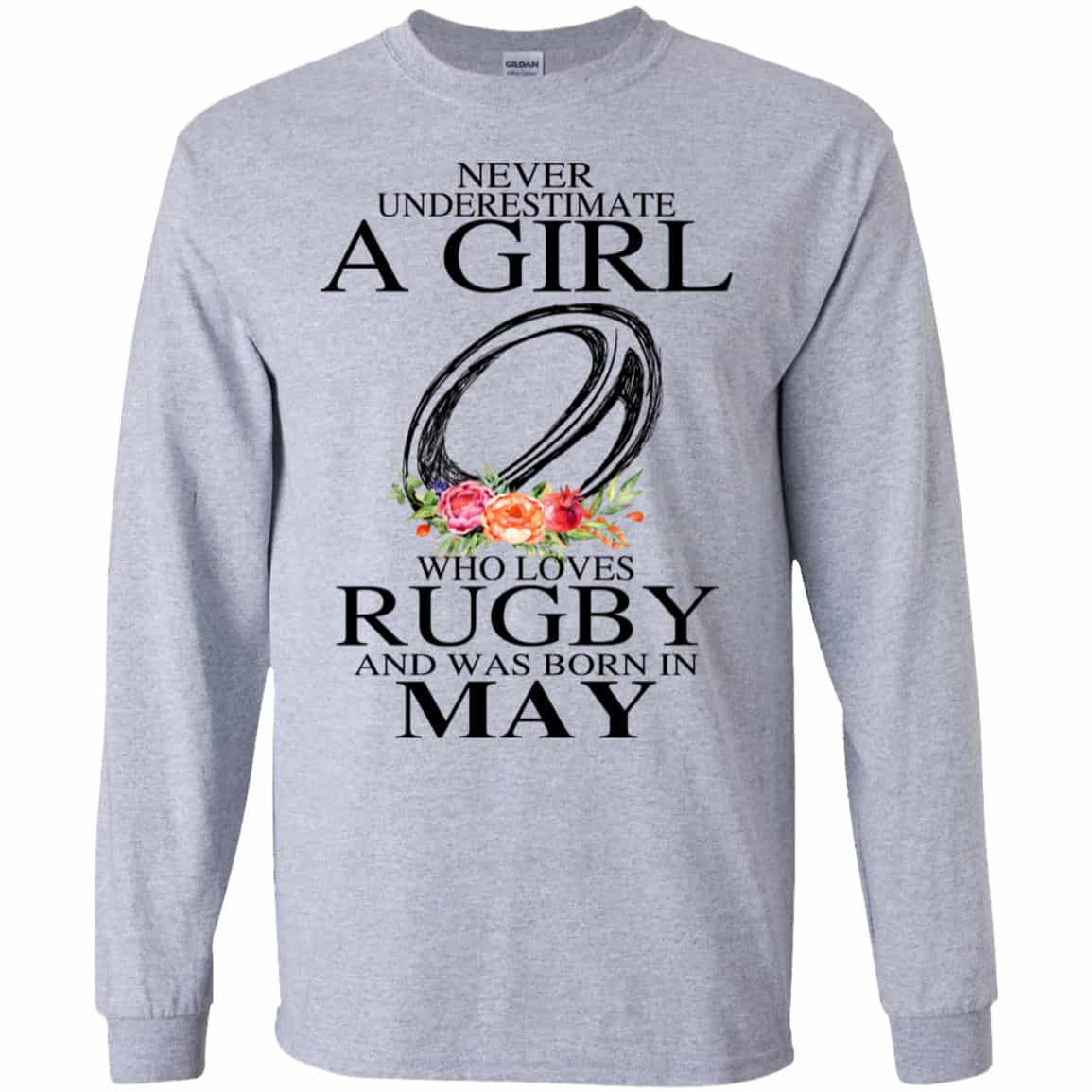 A Girl Who Loves Rugby And Was Born In May s, , Tank Unisex