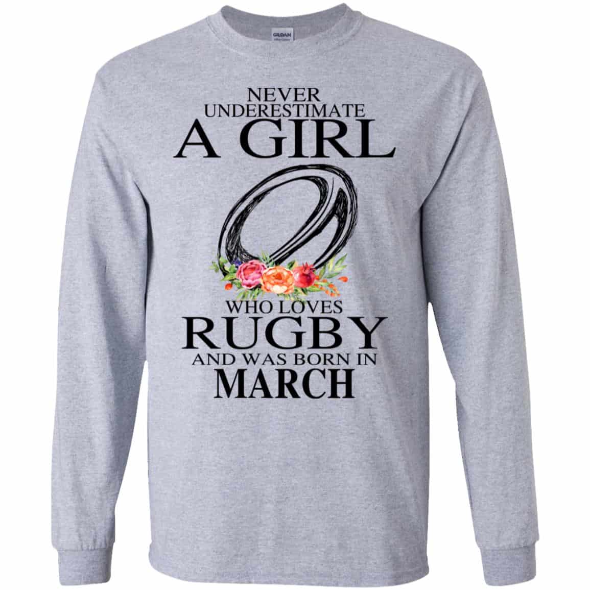 A Girl Who Loves Rugby And Was Born In March s, , Tank Unisex
