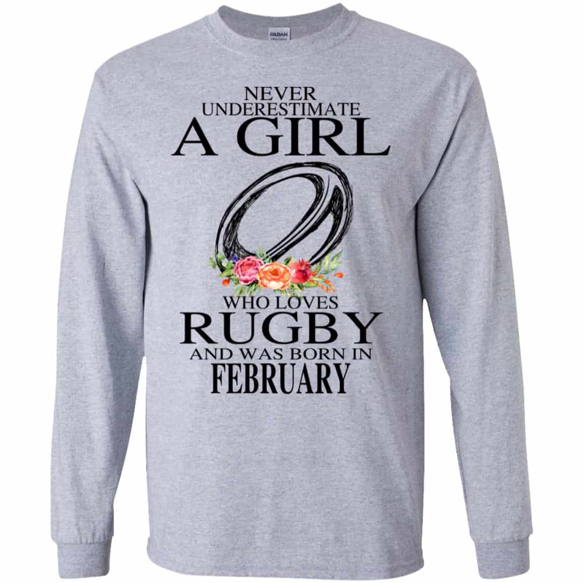 A Girl Who Loves Rugby And Was Born In February s, , Tank Unisex