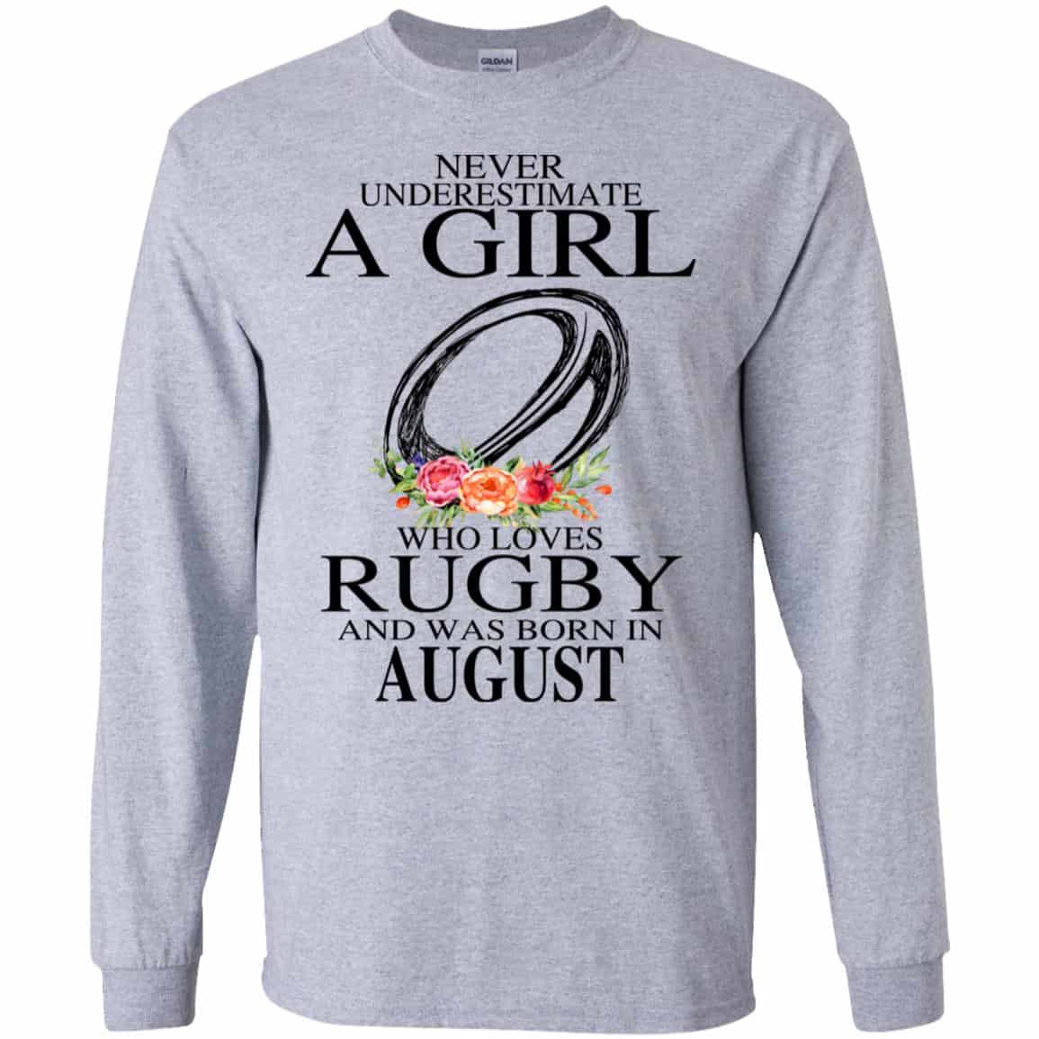 A Girl Who Loves Rugby And Was Born In August s, , Tank Unisex