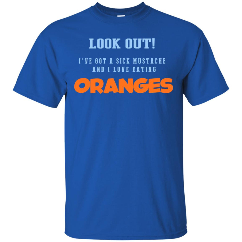 Oranges Food s, I’ve Got A Sick Mustache And I Love Eating s, , Tank Unisex