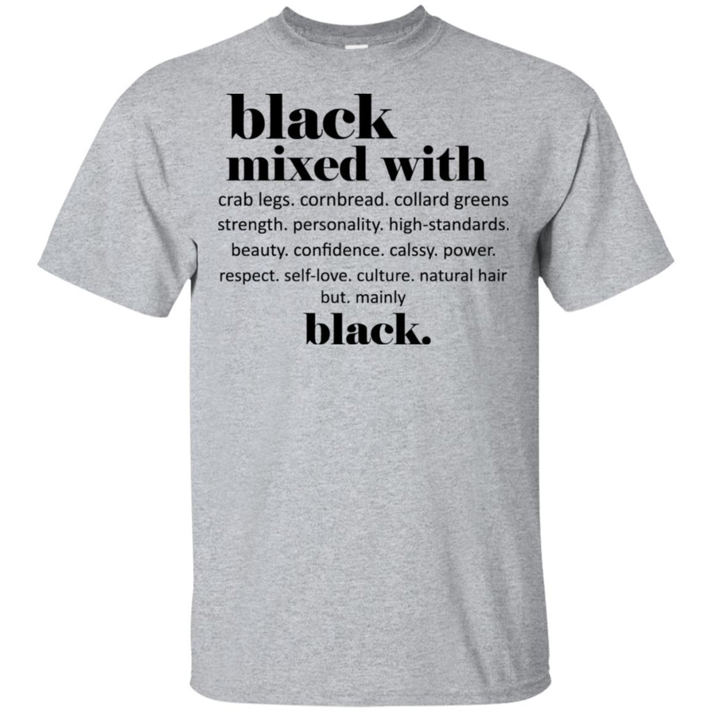 Black Mixed With Crab Legs Cornbread Collard Greens Strength s, , Tank Unisex