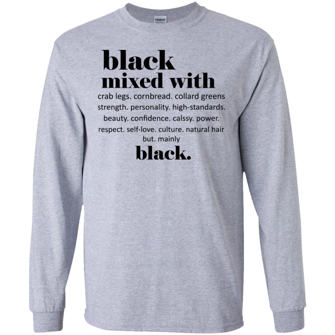 Black Mixed With Crab Legs Cornbread Collard Greens Strength s, , Tank Unisex