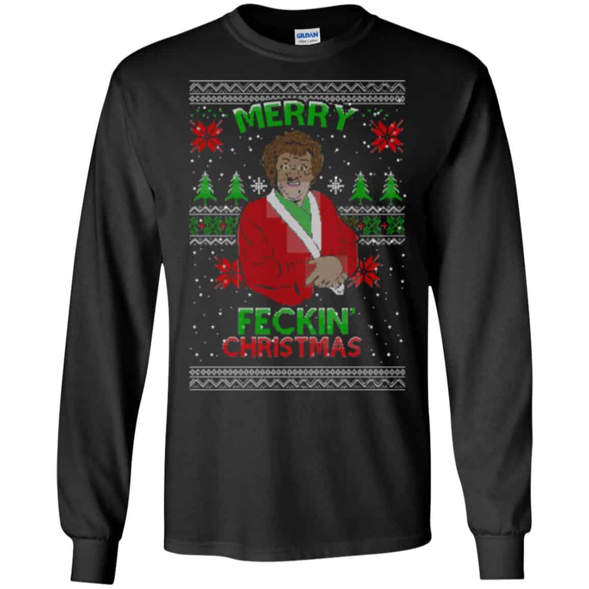 Merry Fecking Christmas Mrs Browns Boys Sweater, Unisex