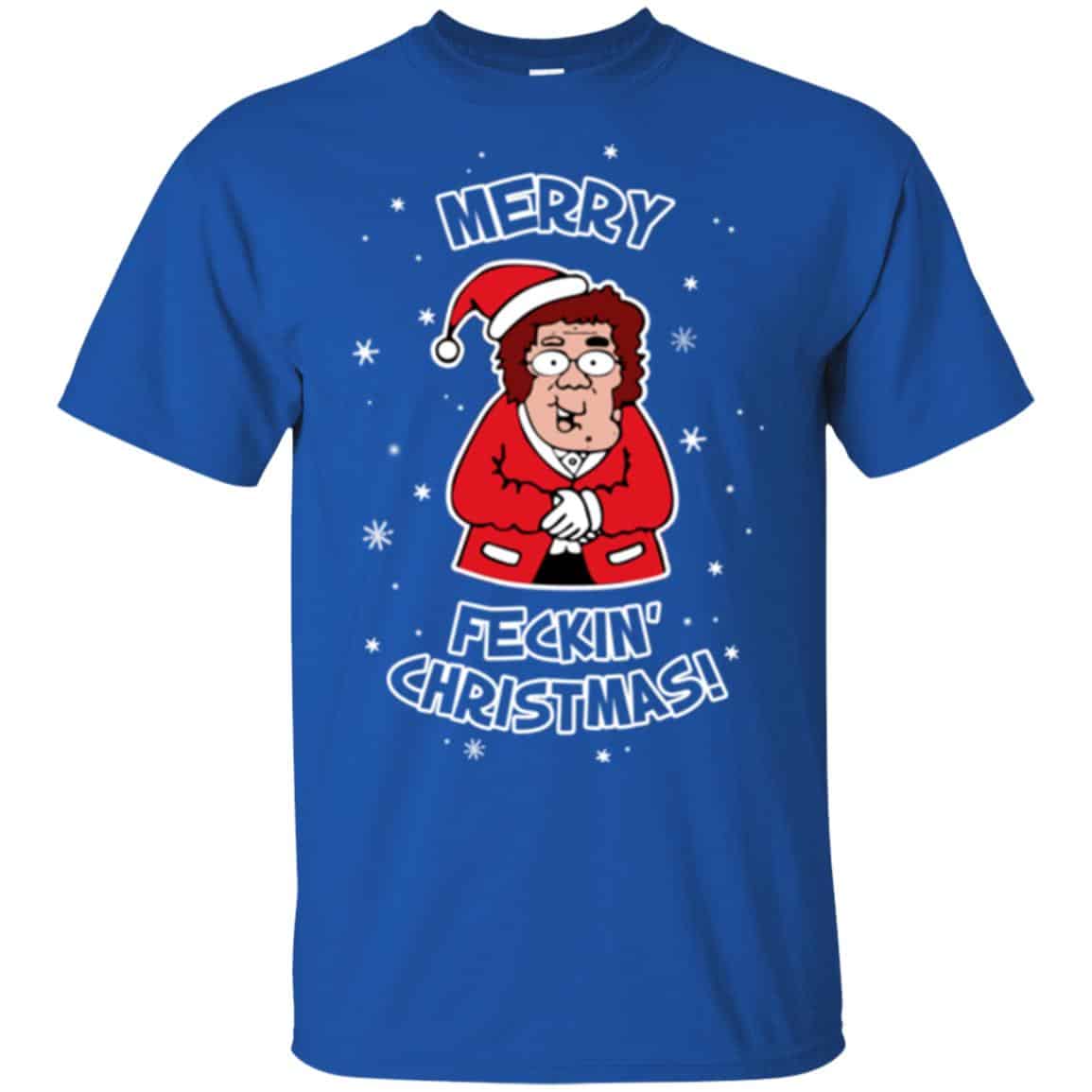 Merry Fecking Christmas Mrs Browns Boys Sweater, , s Unisex