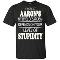 I Work At Aaron’s My Level Of Sarcasm Depends On Your Level Of Stupidity s, , Tank