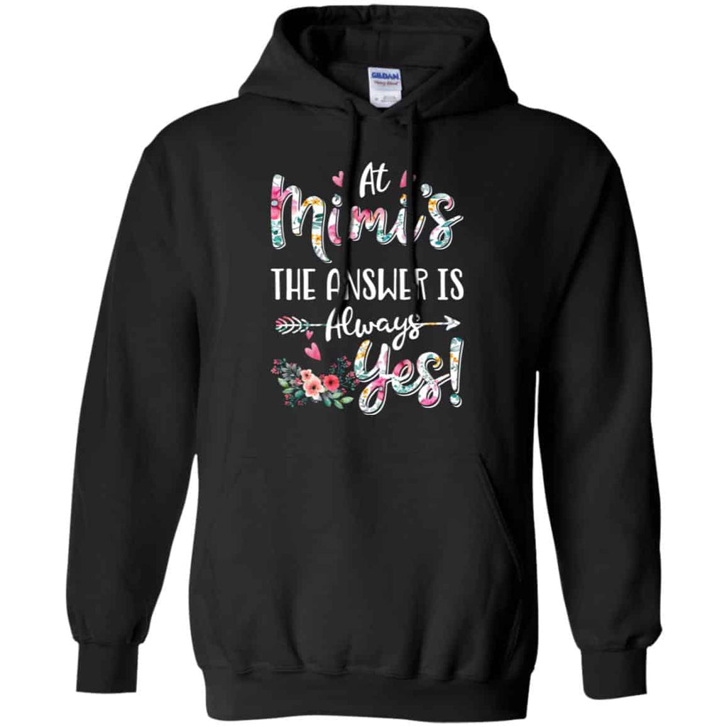 At Mimi’s The Answer Is Always Yes Floral Mother’s Day Gift s, , Tank Unisex