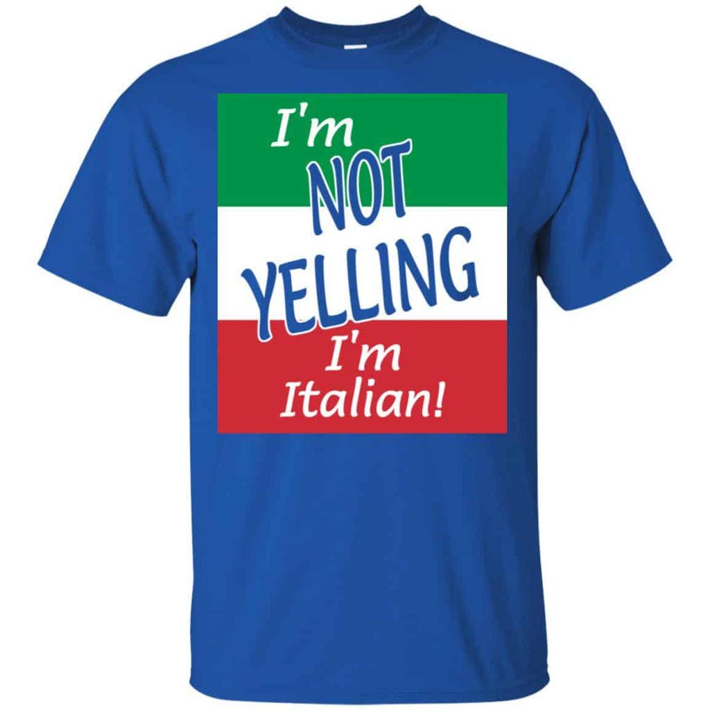 I’m Not Yelling I’m Italian Shirt, , Tank Unisex
