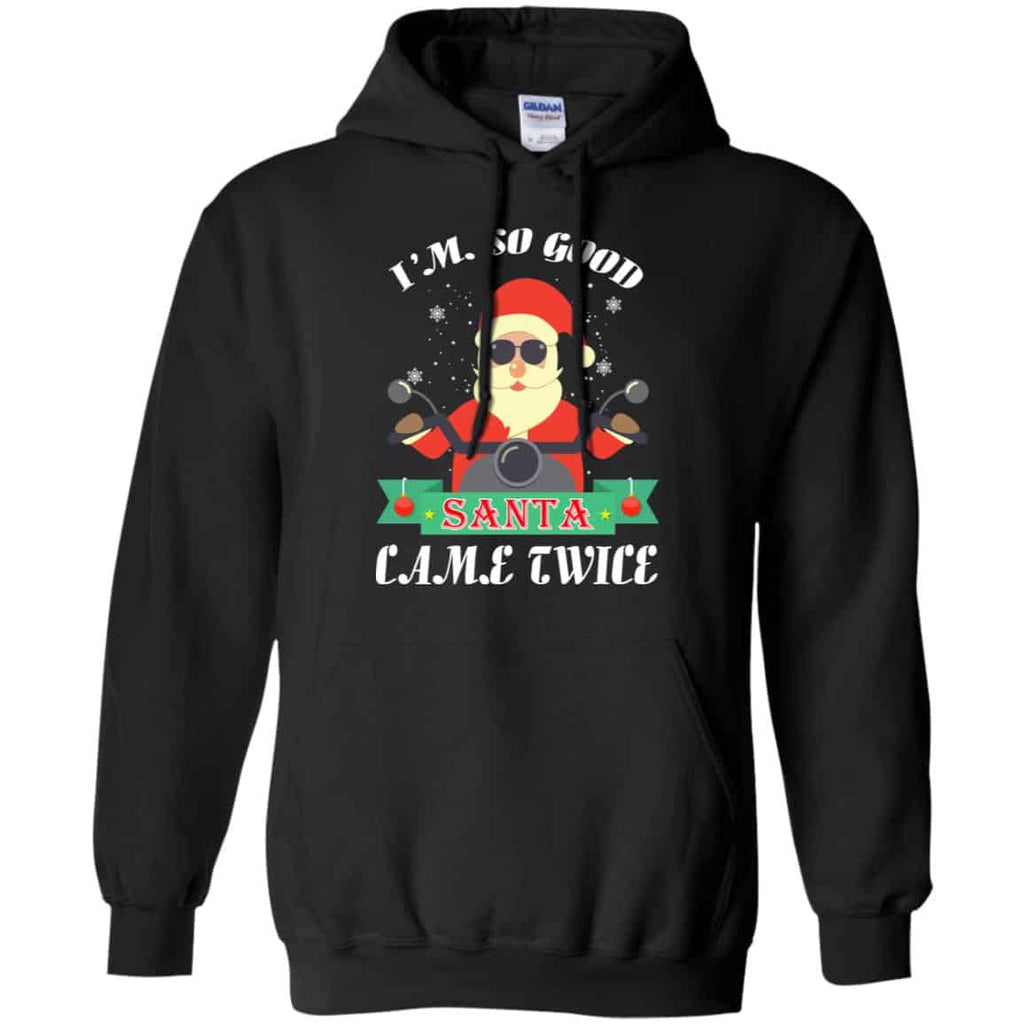 I’m So Good Santa Came Twice Christmas Shirt, , Tank Unisex