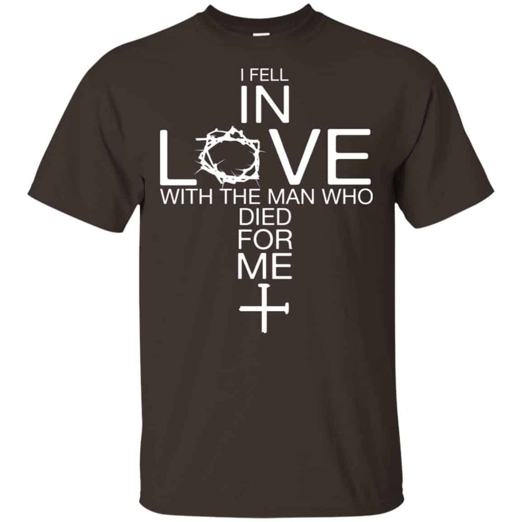 I Fell In Love With The Man Who Died For Me Shirt, , Tank Unisex
