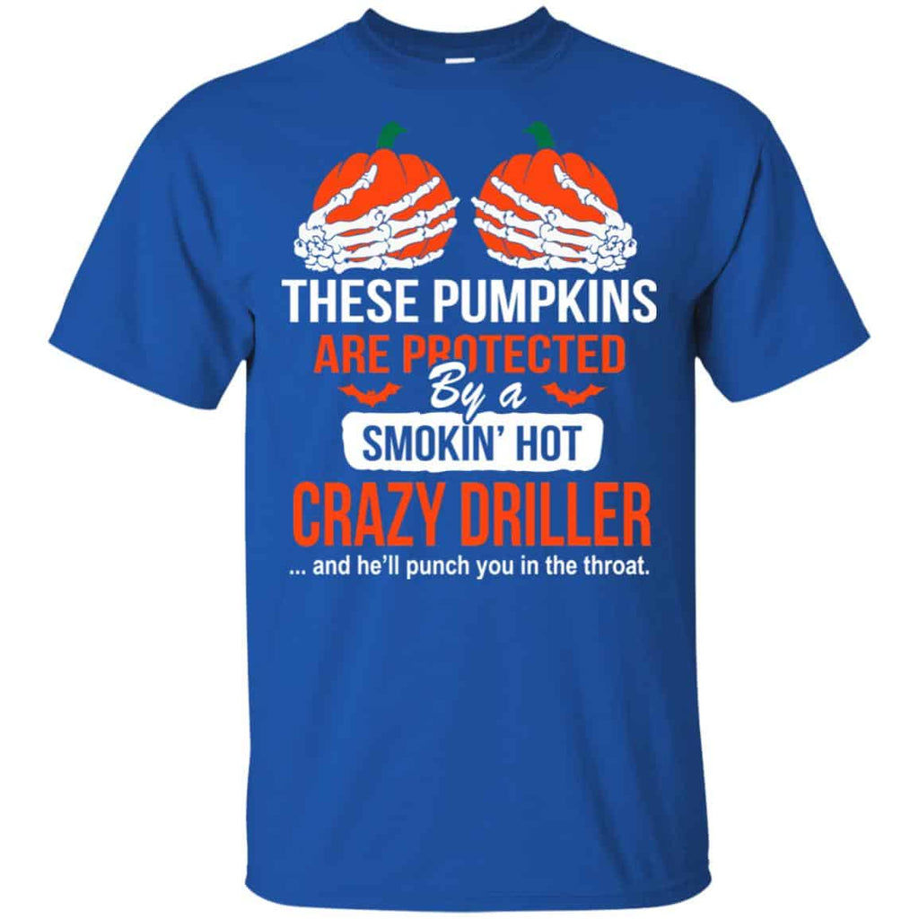 These Pumpkins Are Protected By A Smoking Hot Crazy Driller s, , Tank Unisex