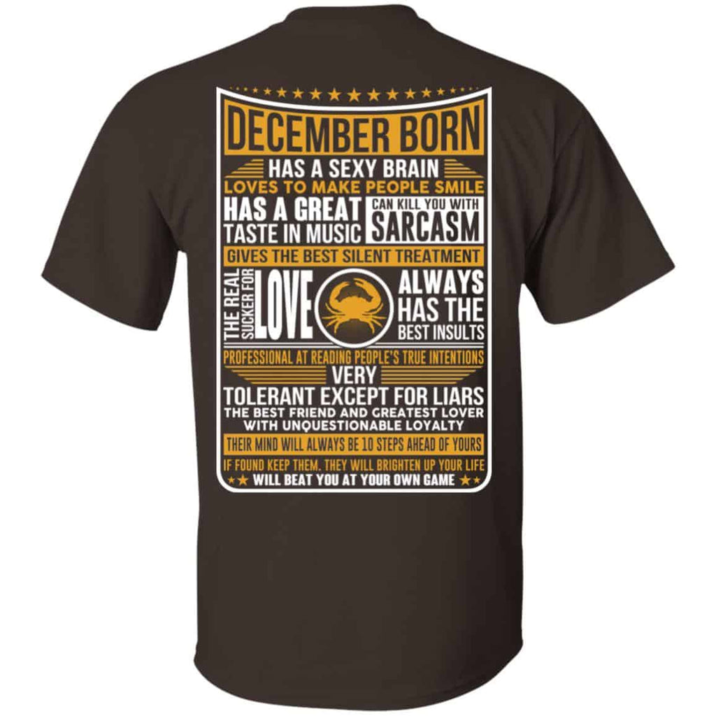 December Born Has A Sexy Brain Loves To Make People Smile s, , Tank Unisex