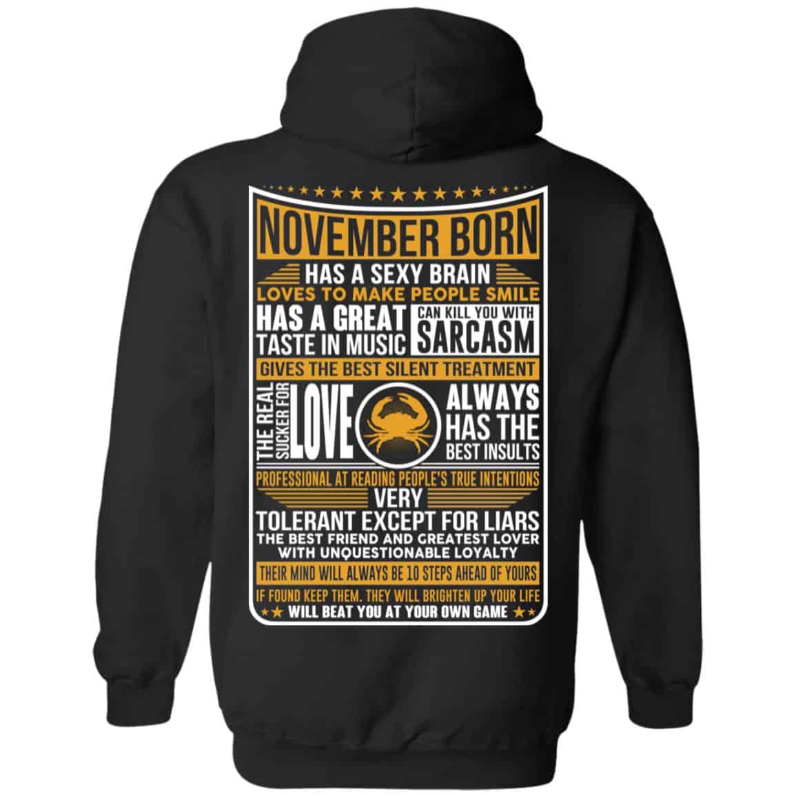 November Born Has A Sexy Brain Loves To Make People Smile s, , Tank Unisex