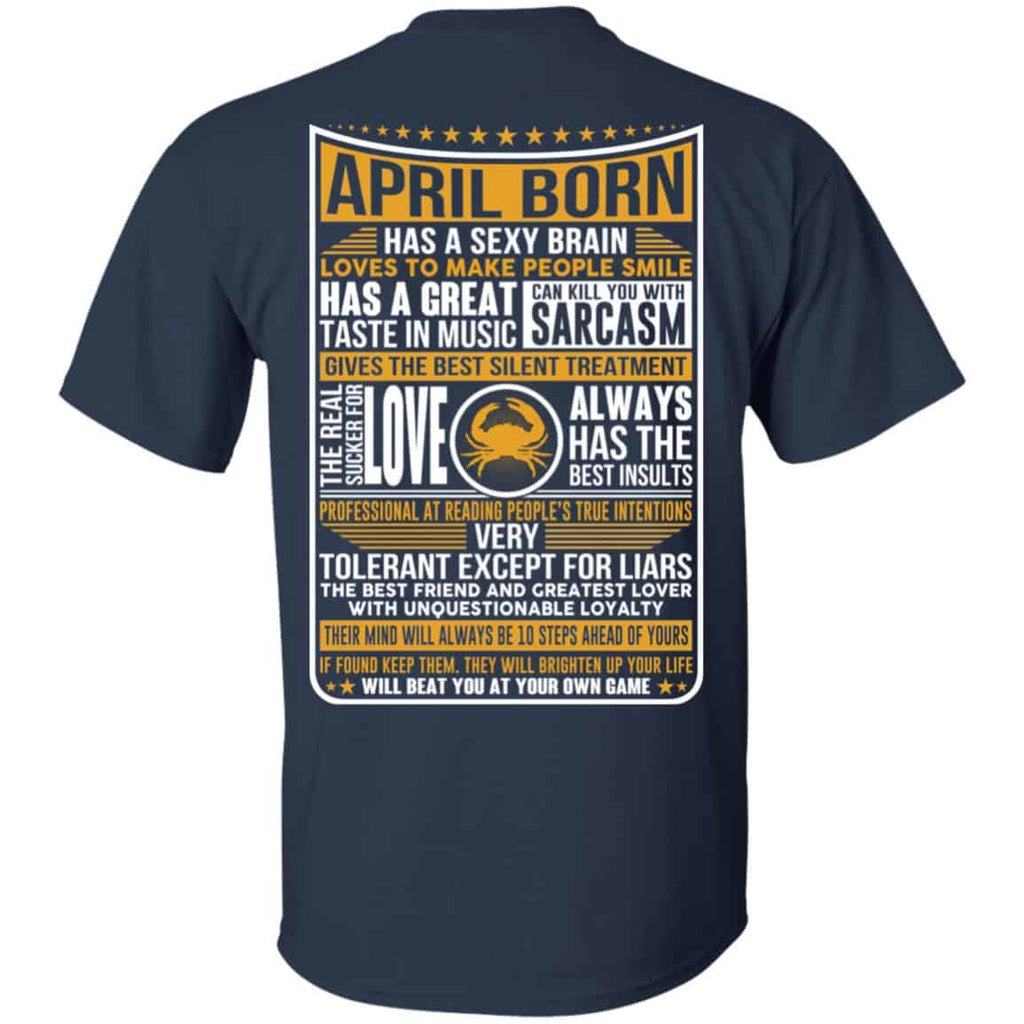 April Born Has A Sexy Brain Loves To Make People Smile s, , Tank Unisex