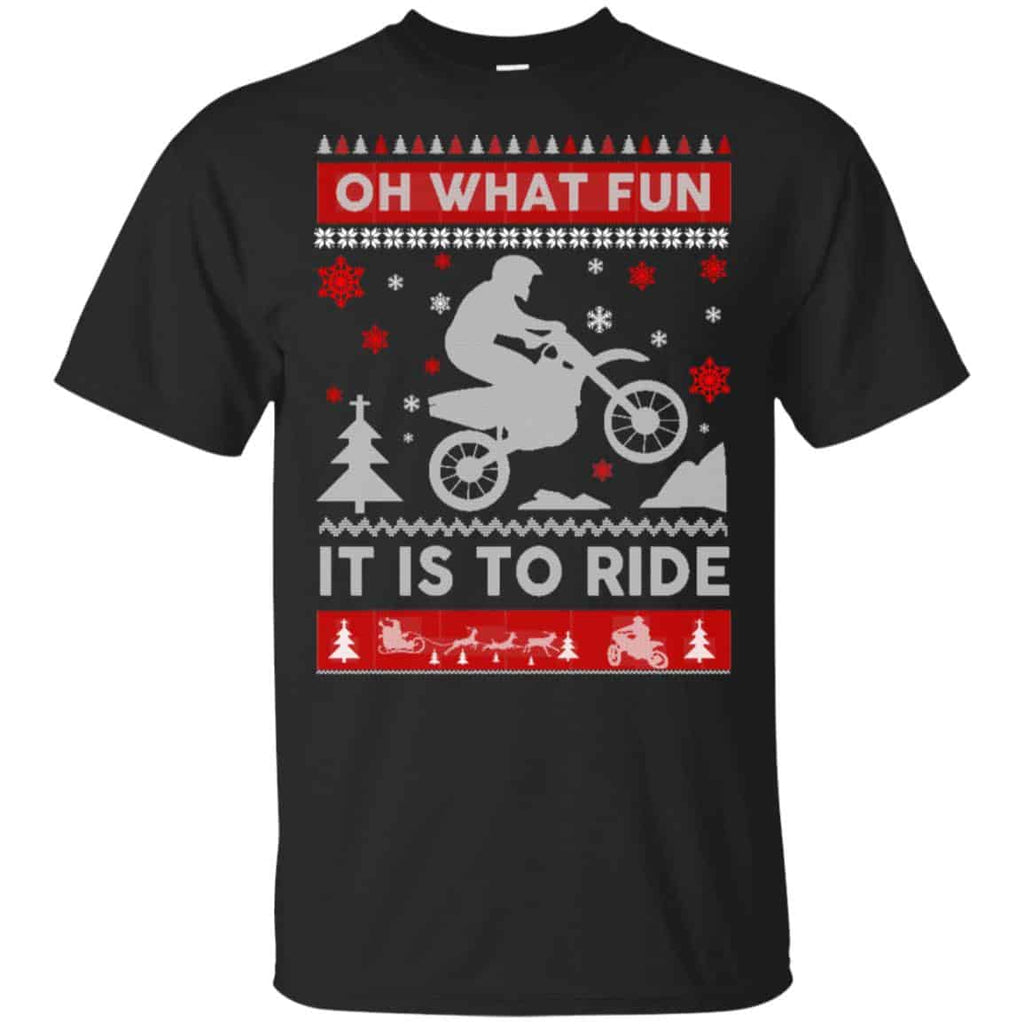 Motocross Sweater Christmas Oh What Fun It Is To Ride s, , Sweater Unisex