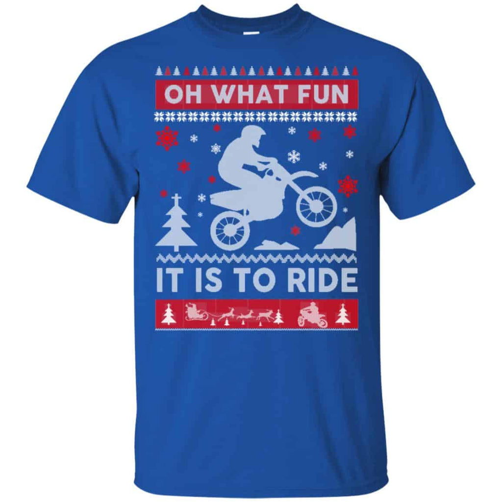 Motocross Sweater Christmas Oh What Fun It Is To Ride s, , Sweater Unisex
