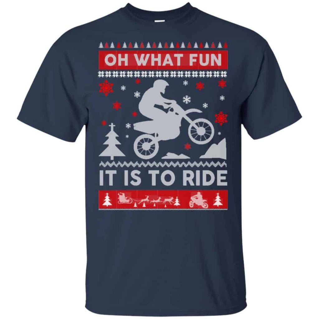 Motocross Sweater Christmas Oh What Fun It Is To Ride s, , Sweater Unisex
