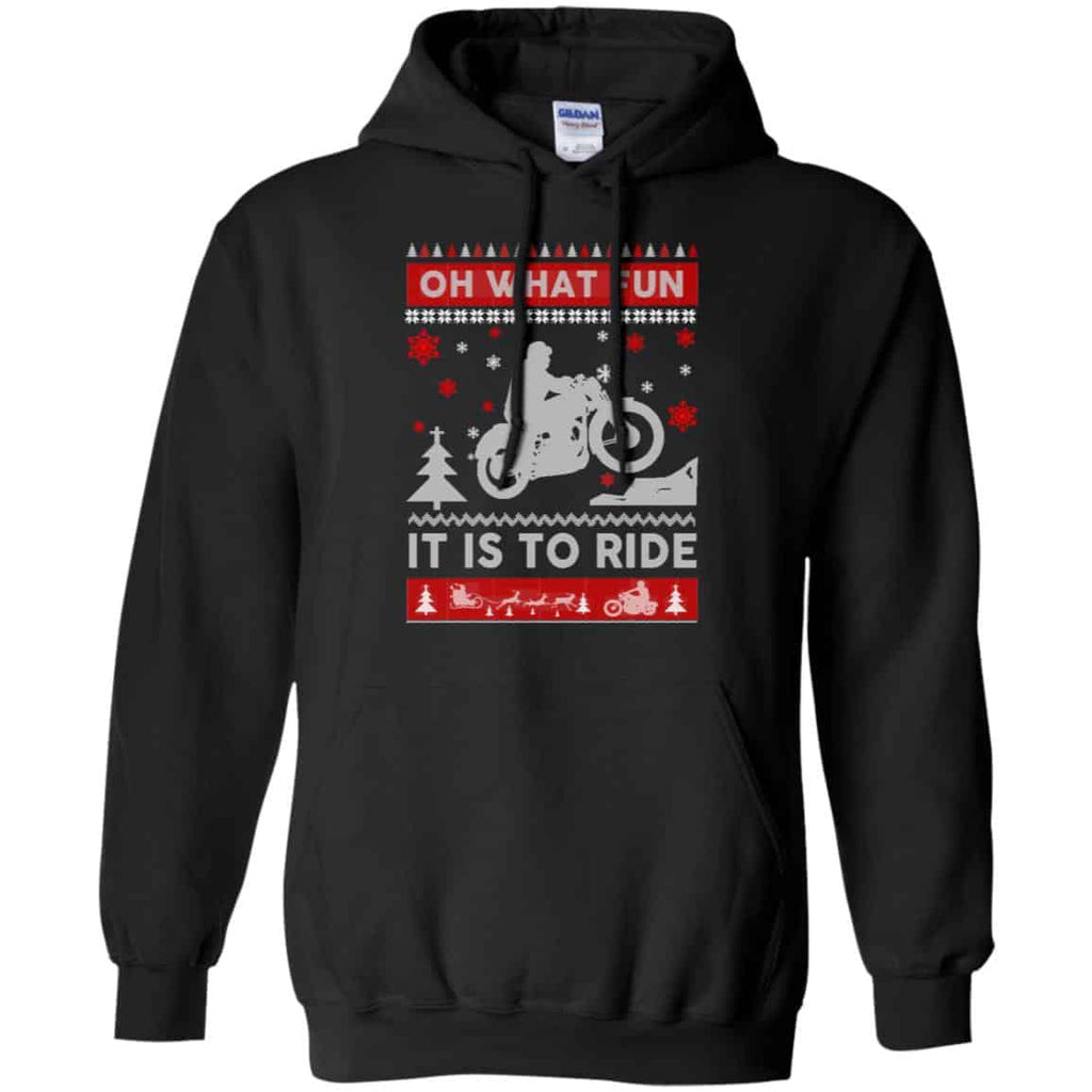 Motorcycle Sweater Christmas Oh What Fun It Is To Ride s, , Sweater Unisex