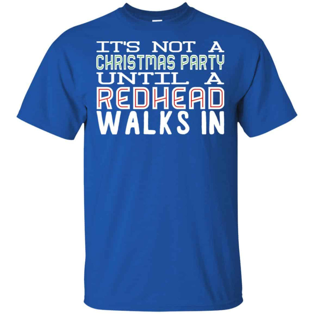 It’s Not A Christmas Party Until A Redhead Walks In s, , Tank Unisex