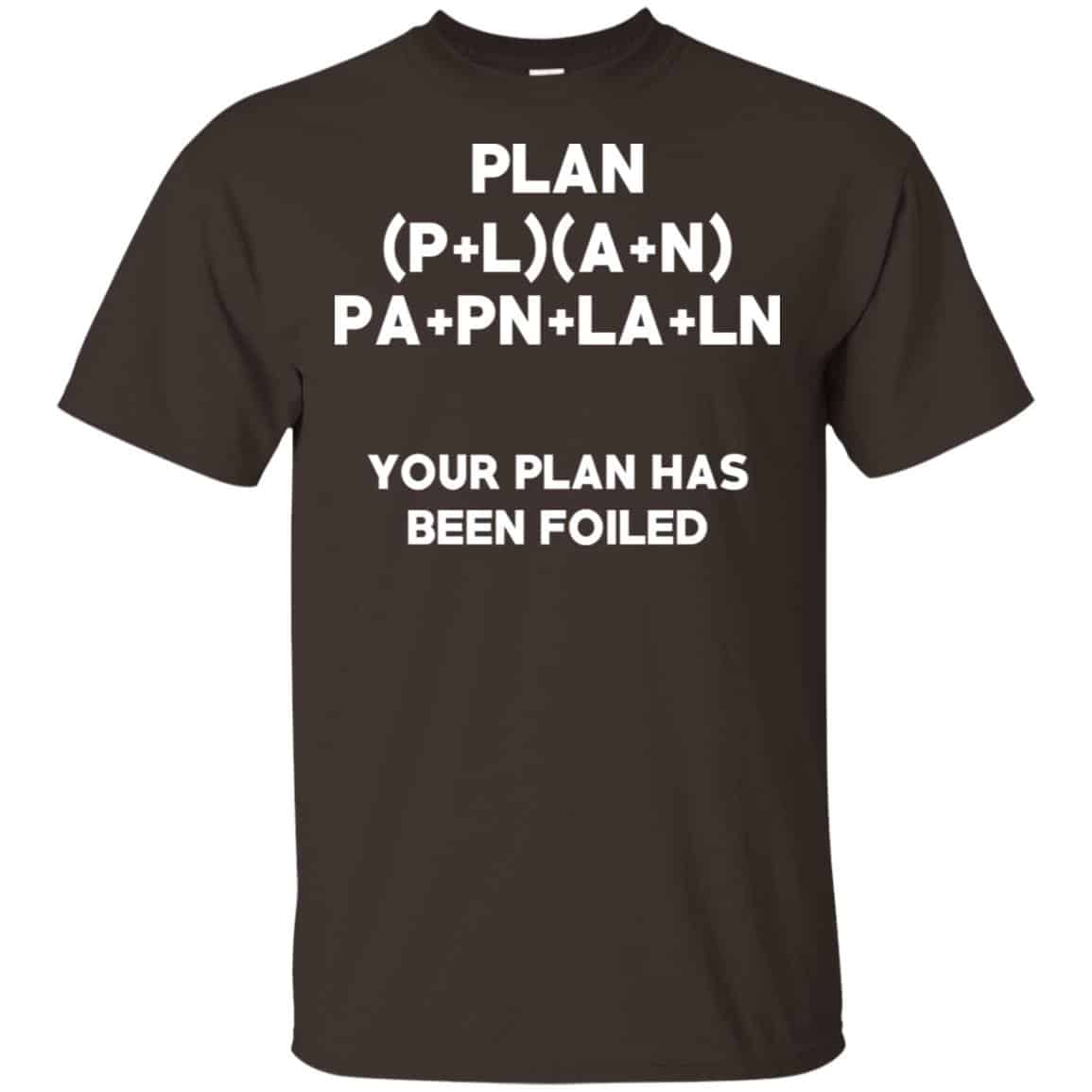 Plan Your Plan Has Been Poiled Math Pun s, , Tank Unisex
